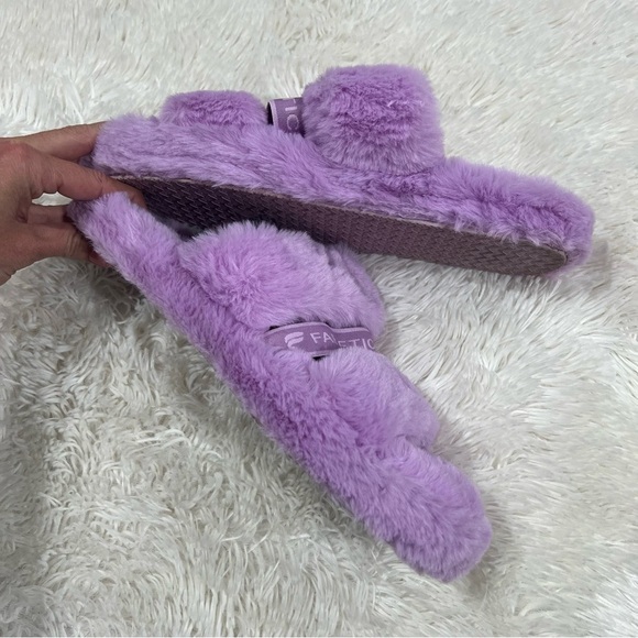 Fabletics Slip On, Snug Strap Slipper Lavender Women Size 10 - Picture 9 of 11